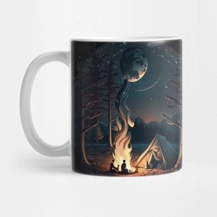 Camping Adventure in the Forest, Campfire Mug